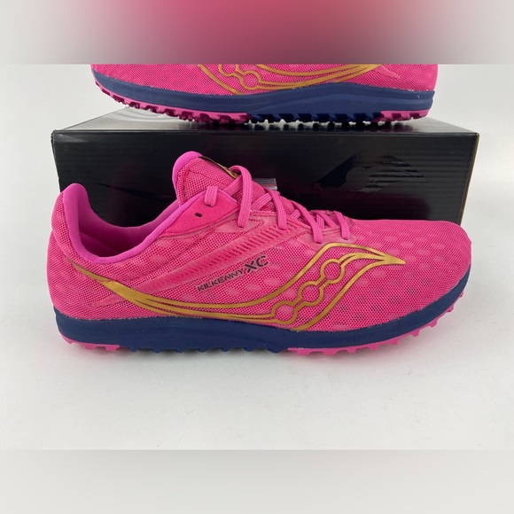 Saucony Kilkenny XC 9 Men's Cross Country Shoes Pink Running Track S29080-41 - Picture 4 of 12
